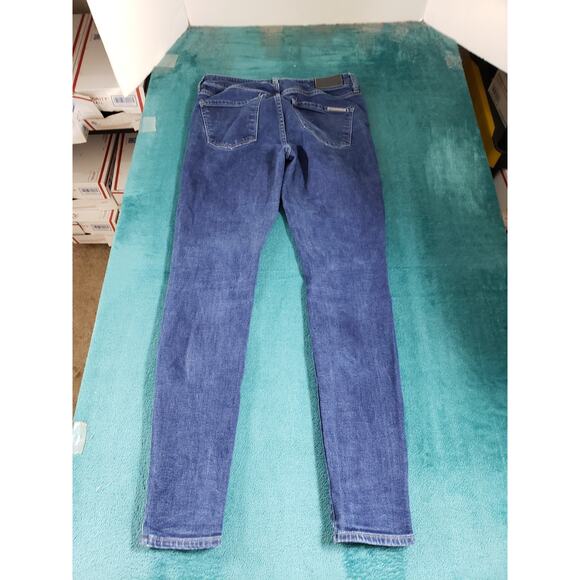 Armani Exchange Jeans Size 28 Womens Blue Pants Stretch Denim Mid Rise Skinny - Picture 11 of 13